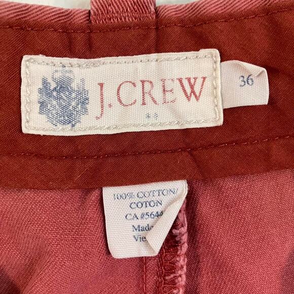 J. Crew Red Chino Khaki Shorts - Picture 2 of 3